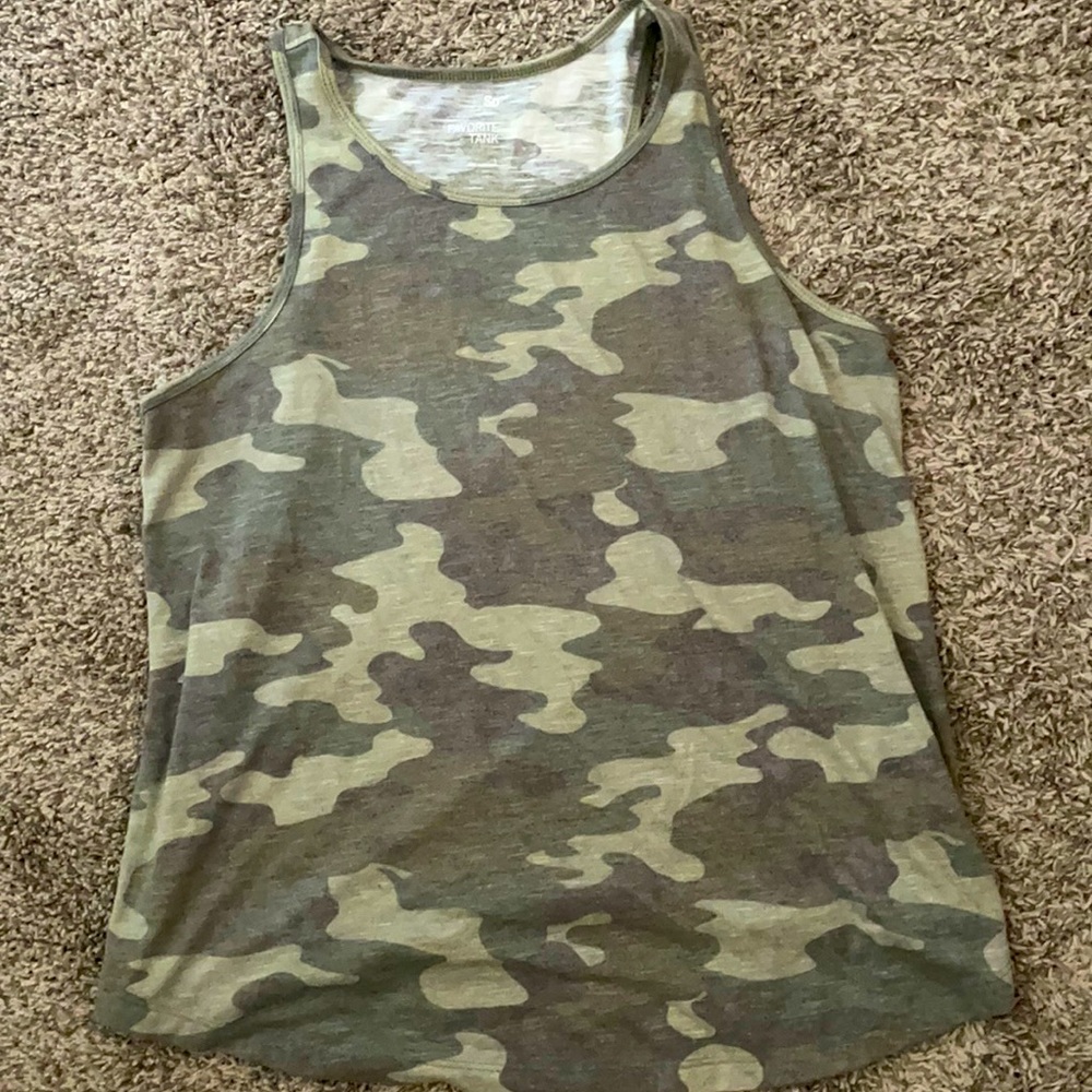 Camo tank top